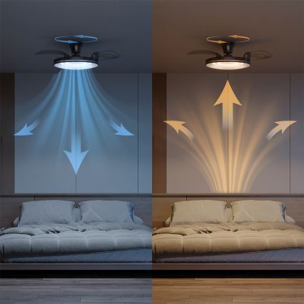 Philips - LED regulējams griestu gaismeklis ar ventilatoru ATLAS LED/35W/230V matēts hroms + tālvadība