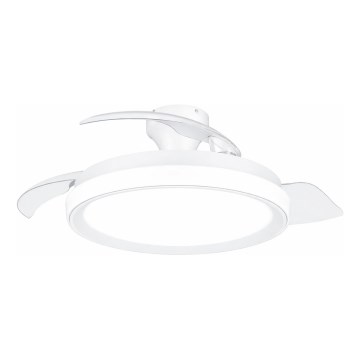 Philips - regulējama LED griestu lampa ar ventilatoru BLISS LED/35W/230V, balta + tālvadības pults