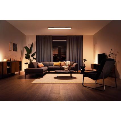 Philips - LED griestu gaismeklis ar regulējamu spilgtumu Hue AURELLE LED/39W/230V 2200-6500K 120x30 cm balts