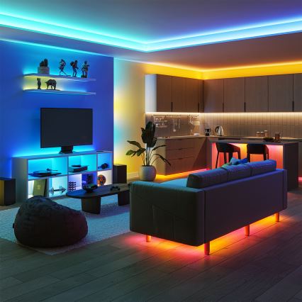Philips - LED RGBIC regulējamā lente SMART STRIP 3m LED/13W/230V 2700-6500K Wi-Fi