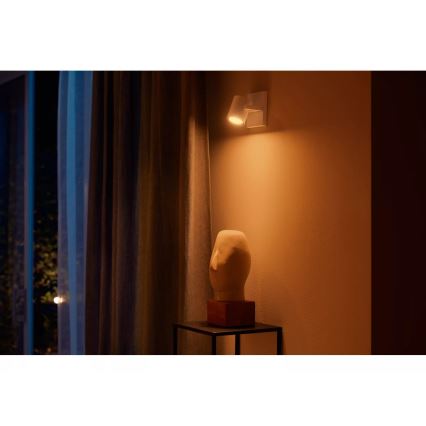Philips - RGBW LED Aptumšojams starmetis Hue ARGENTA 1xGU10/4,2W/230V 2000-6500K