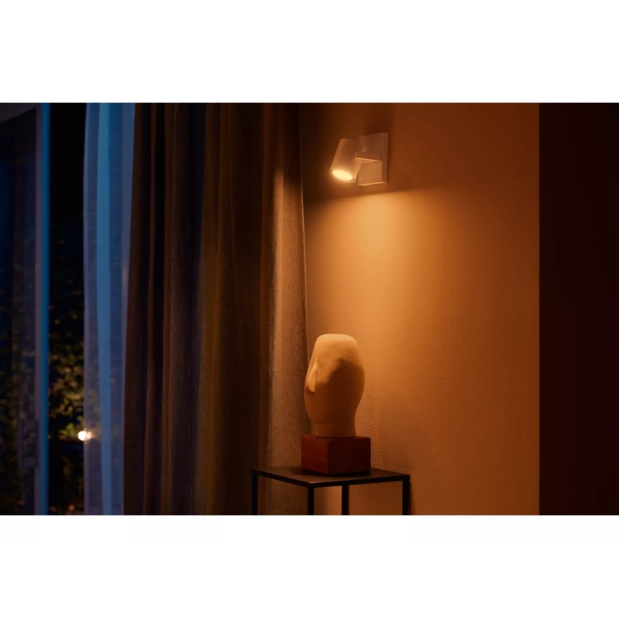 Philips - RGBW LED Aptumšojams starmetis Hue ARGENTA 1xGU10/4,2W/230V 2000-6500K