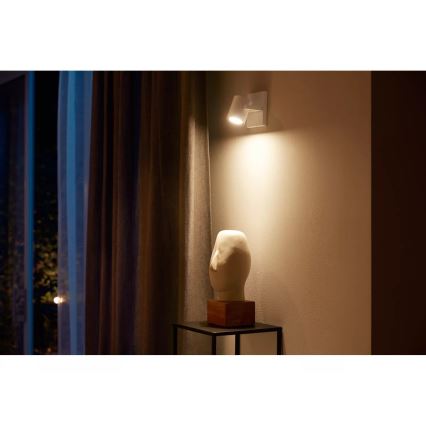 Philips - RGBW LED Aptumšojams starmetis Hue ARGENTA 1xGU10/4,2W/230V 2000-6500K