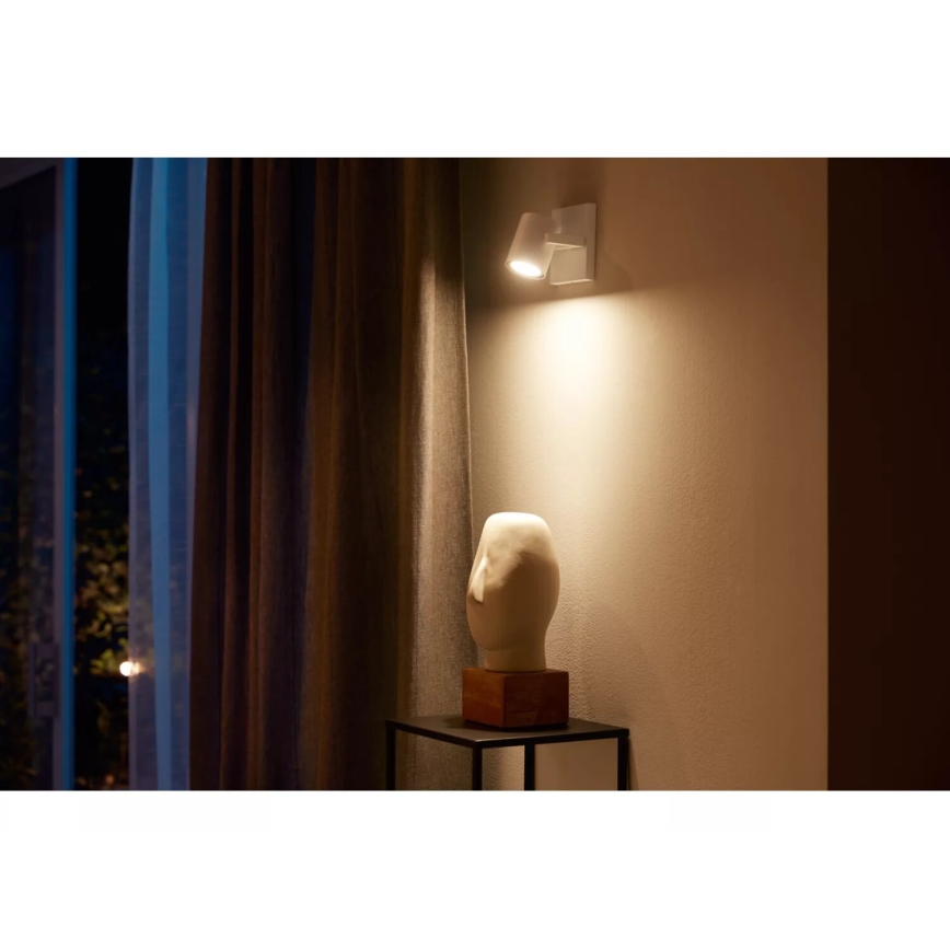 Philips - RGBW LED Aptumšojams starmetis Hue ARGENTA 1xGU10/4,2W/230V 2000-6500K