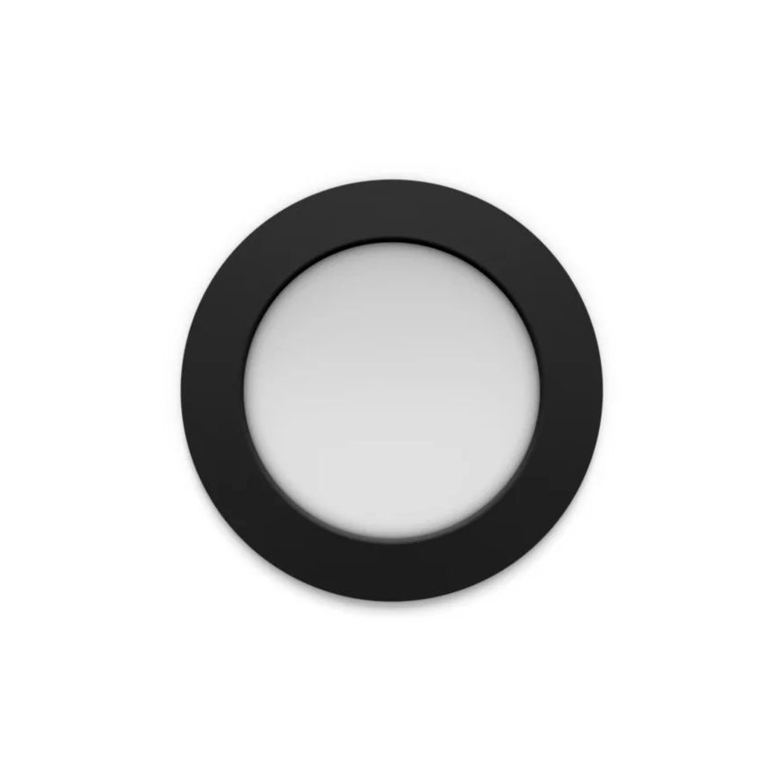 Philips - LED RGBW regulējams vannas istabas iebūvējams gaismeklis Hue SLIM LED/12W/230V 1000-20000K melns IP44