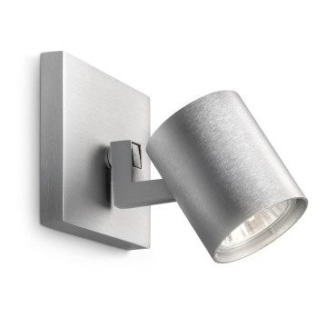 Philips - RUNNER virziena gaismeklis 1xGU10/20W/230V matēts hroms