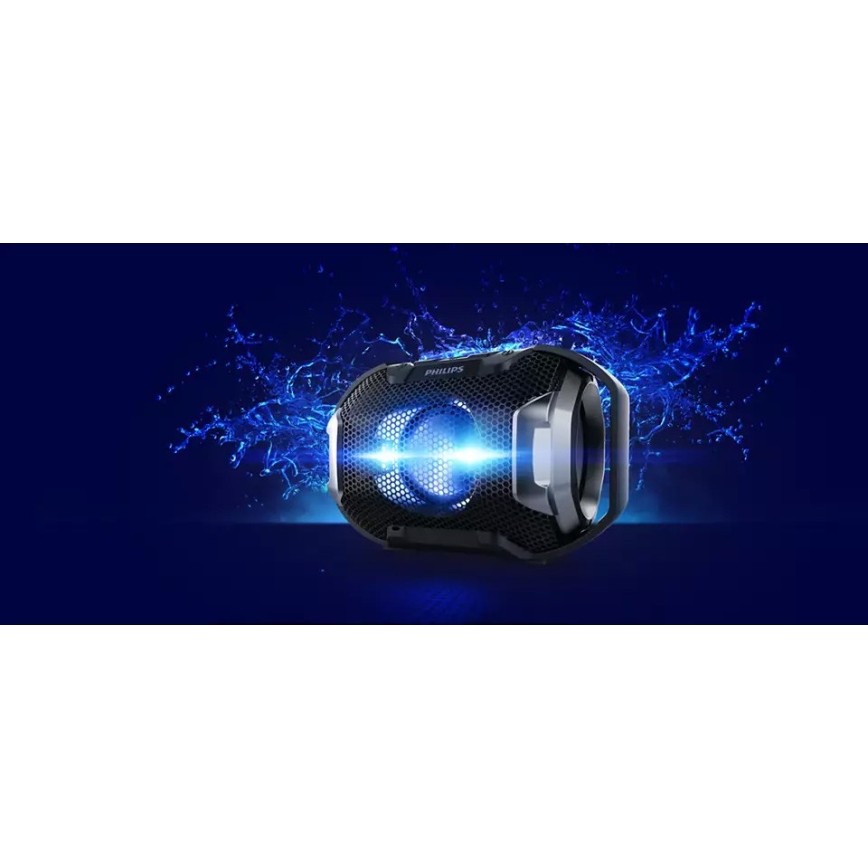 Philips SB300B/00 - Bluetooth pārnēsājams skaļrunis 4W/5V IPX7 melns