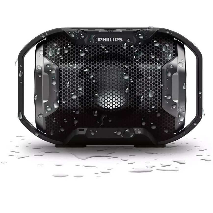 Philips SB300B/00 - Bluetooth pārnēsājams skaļrunis 4W/5V IPX7 melns