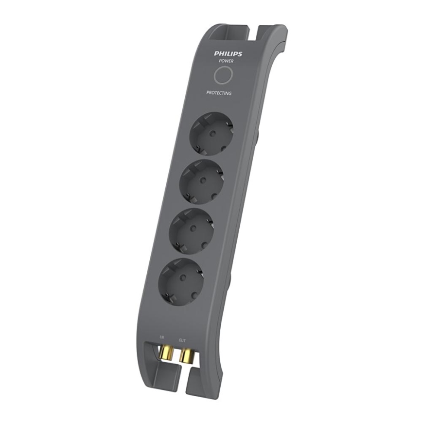 Philips SPN5144A/58 - Pārsprieguma aizsardzība 4Z 2m, pelēka
