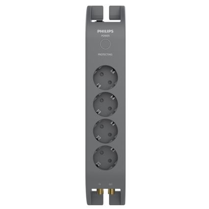 Philips SPN5144A/58 - Pārsprieguma aizsardzība 4Z 2m, pelēka