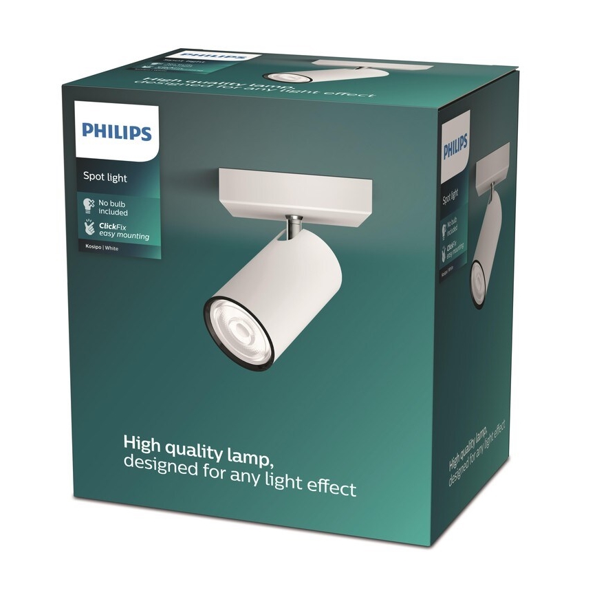 Philips - Starmetis KOSIPO 1xGU10/5,5W/230V balta