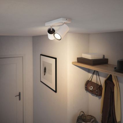 Philips - Starmetis KOSIPO 2xGU10/5,5W/230V balta