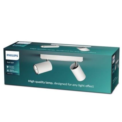 Philips - Starmetis KOSIPO 2xGU10/5,5W/230V balta