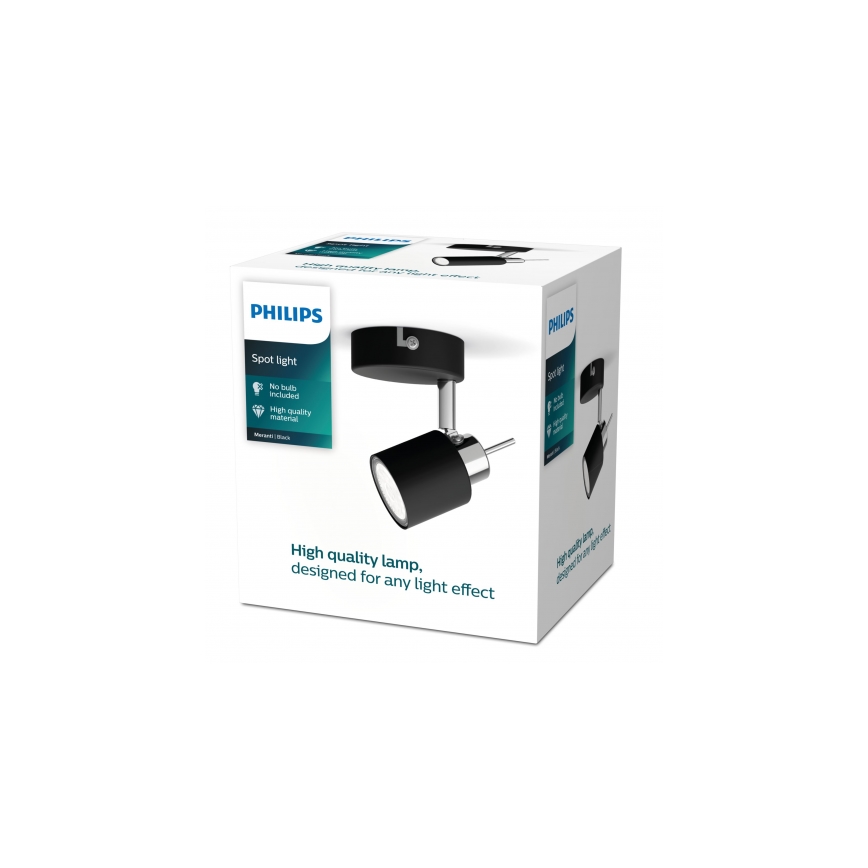 Philips - Starmetis 1xGU10/35W/230V melna