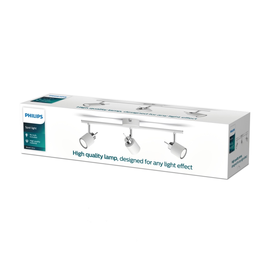 Philips - Starmetis 3xGU10/35W/230V balta