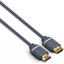 Philips SWV5650G/00 - HDMI vads ar Ethernet, HDMI 2.0 A savienotājs 5m pelēks