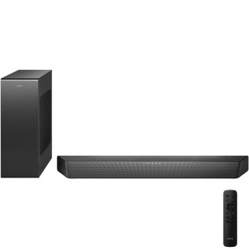 Philips TAB7207/10 - Skaņas josla ar zemfrekvences skaļruni 520W/230V + tālvadības pults