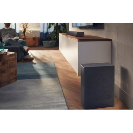 Philips TAB7207/10 - Skaņas josla ar zemfrekvences skaļruni 520W/230V + tālvadības pults