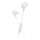 Philips TAE4105WT/00 - Austiņas ar mikrofonu JACK 3,5 mm balta