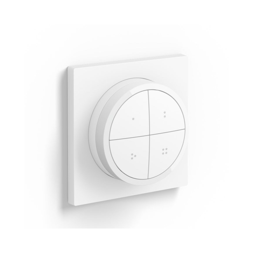 Philips - Tālvadības pults ar slēdzi Hue TAP 1xCR2032 balta