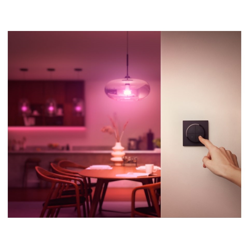 Philips - Tālvadības pults ar slēdzi Hue TAP 1xCR2032 melna