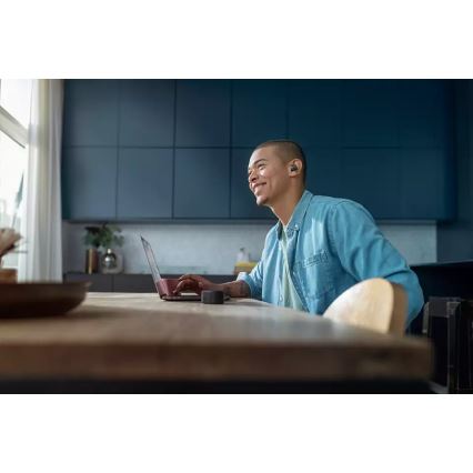 Philips TAT8505BK/00 - Bezvadu austiņas IPX4 2x 55 mAh + 560 mAh melna