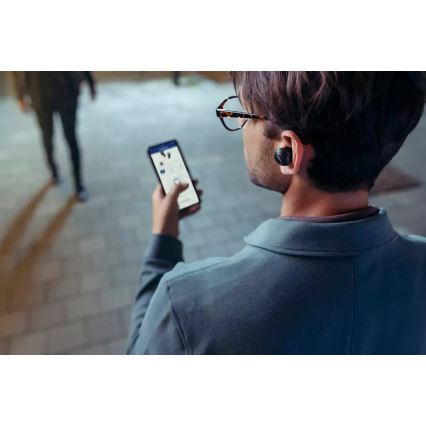 Philips TAT8505BK/00 - Bezvadu austiņas IPX4 2x 55 mAh + 560 mAh melna