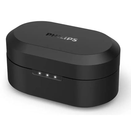 Philips TAT8505BK/00 - Bezvadu austiņas IPX4 2x 55 mAh + 560 mAh melna