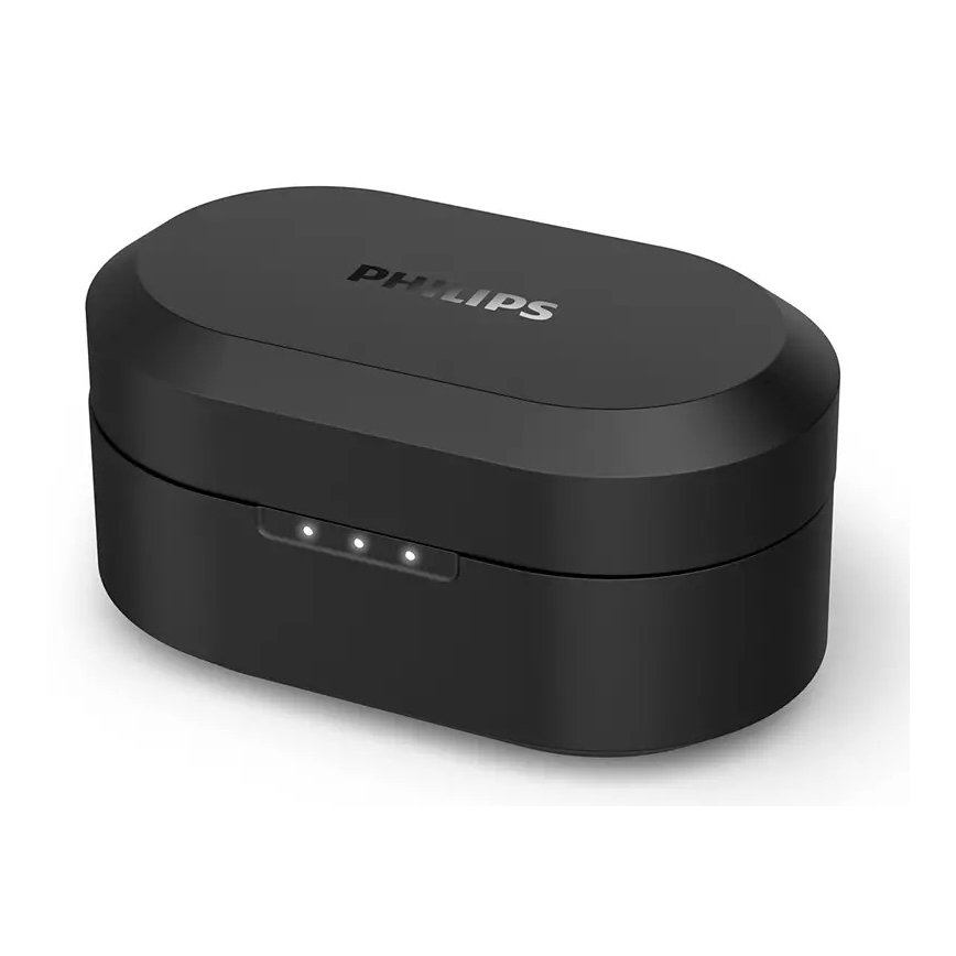 Philips TAT8505BK/00 - Bezvadu austiņas IPX4 2x 55 mAh + 560 mAh melna