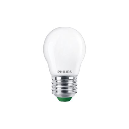 Philips ULTRAEFFICIENT P45 LED spuldze E27/1,2W/230V 2700K