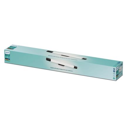 Philips - Vannas istabas spoguļa lampa ROVER LED/10W/230V IP44 melna