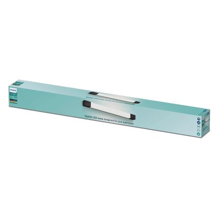Philips - Vannas istabas spoguļa lampa ROVER LED/10W/230V IP44 melna