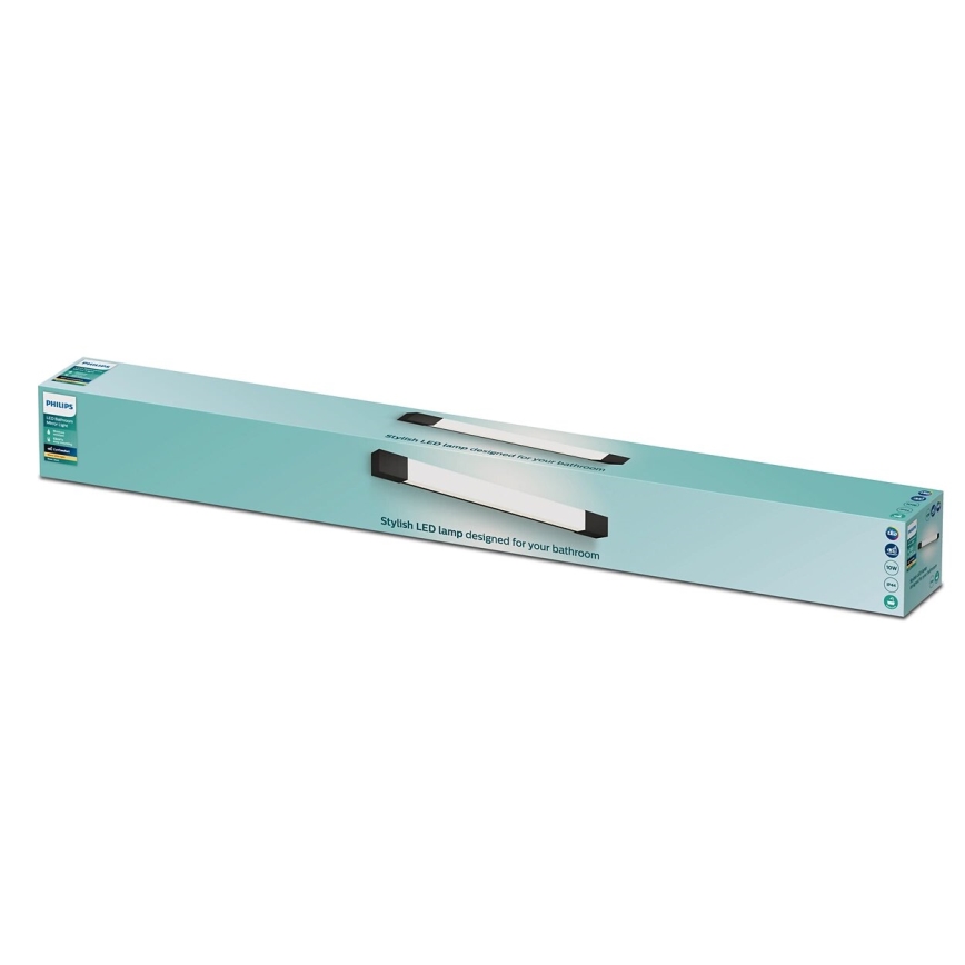 Philips - Vannas istabas spoguļa lampa ROVER LED/10W/230V IP44 melna