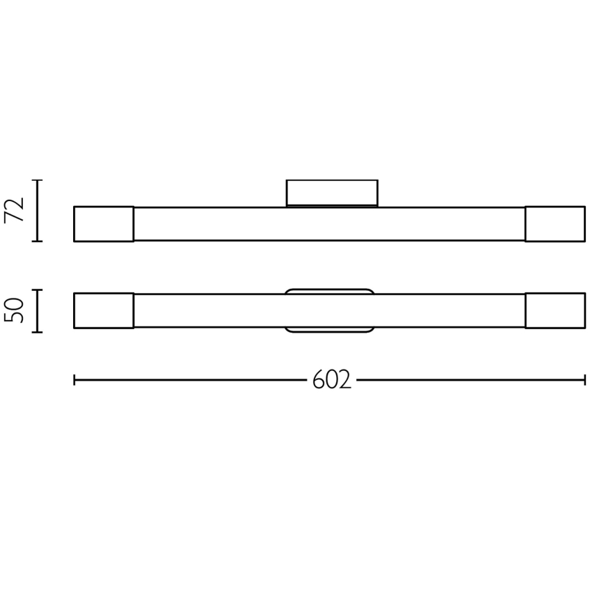 Philips - Vannas istabas spoguļa lampa ROVER LED/10W/230V IP44 misiņš