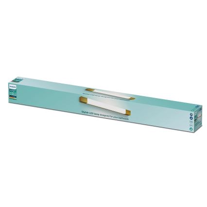 Philips - Vannas istabas spoguļa lampa ROVER LED/10W/230V IP44 misiņš