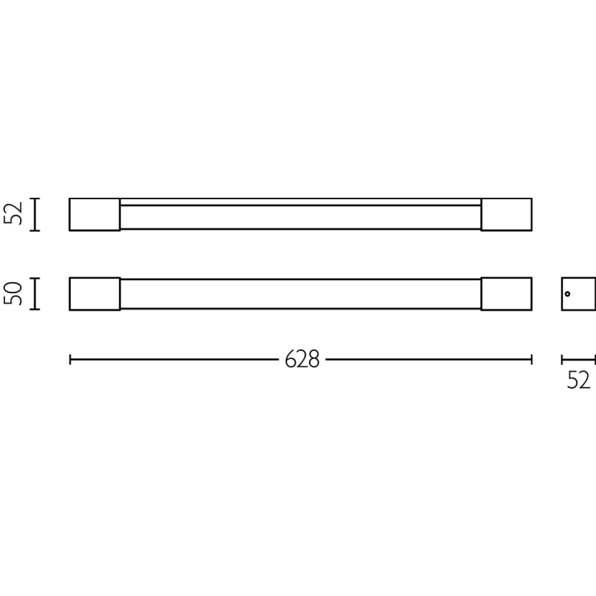 Philips - Vannas istabas spoguļa lampa ROVER LED/10W/230V IP44 misiņš