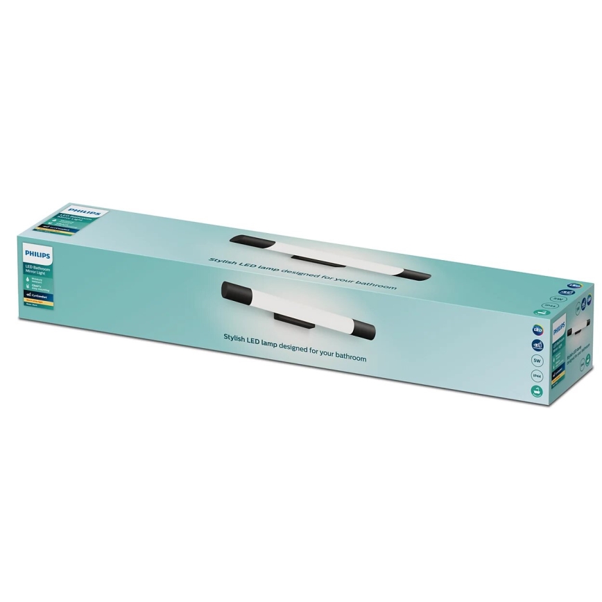 Philips - Vannas istabas spoguļa lampa ROVER LED/5W/230V IP44 melna