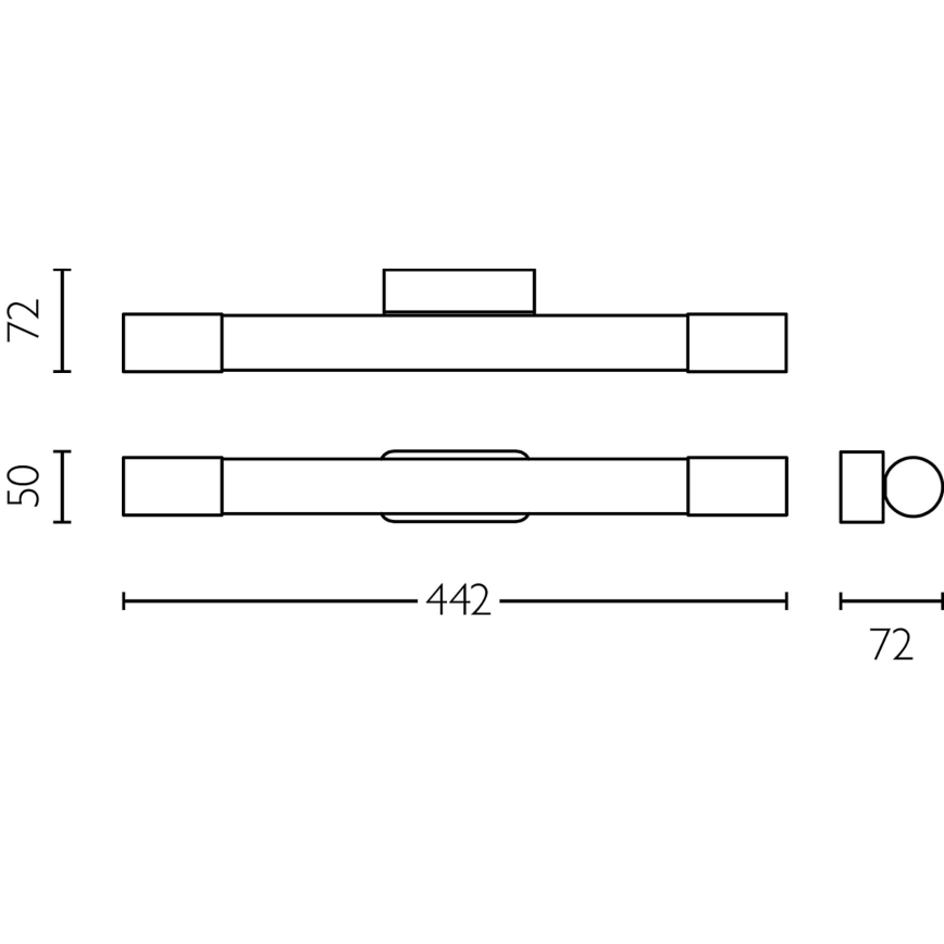 Philips - Vannas istabas spoguļa lampa ROVER LED/5W/230V IP44 misiņš