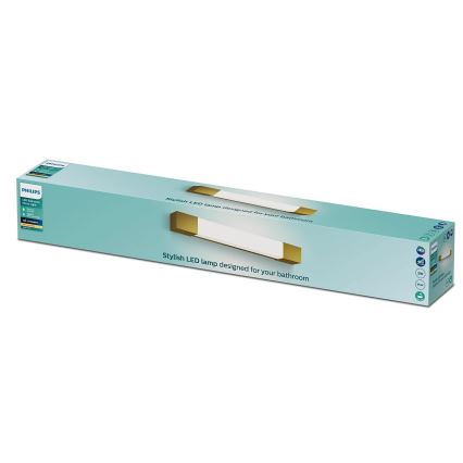 Philips - Vannas istabas spoguļa lampa ROVER LED/5W/230V IP44 misiņš