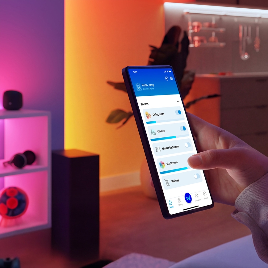 Philips - Viedais rotējošais gaismas regulators SMART 3,7V 200 mAh