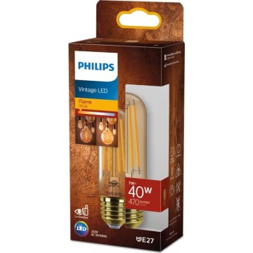Philips VINTAGE LED spuldze T32 E27/7W/230V 1800K