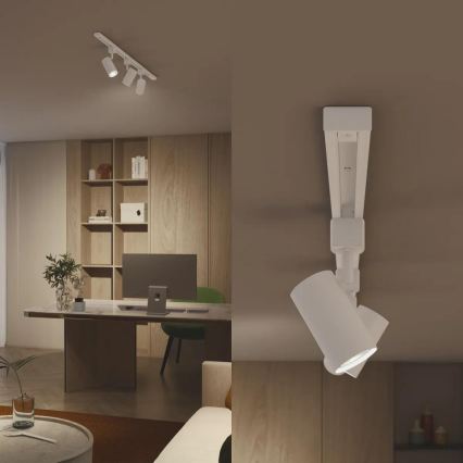 Philips - virziena gaismeklis sliežu sistēmā EASYLINK 3xGU10/7W/230V 1m balts