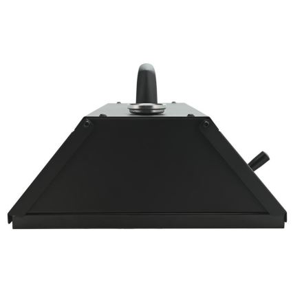 Picas krāsns ar durvīm un termometru 40x35,5x21 cm melna
