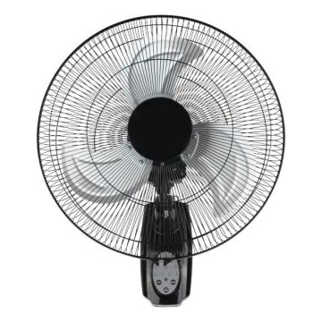 Pie sienas stiprināms ventilators 90W/230V, Ø 50 cm, melns