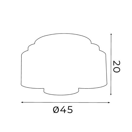 Pie virsmas stiprināma lustra FRODI 3xE27/60W/230V melna