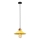 Piekaramā griestu lampa MANAVGAT ar kabeli 1xE27/40W/230V dzeltena/brūna