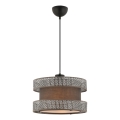 Piekaramā lampa ar kabeli HALO 1xE27/60W/230V brūna/pelēka