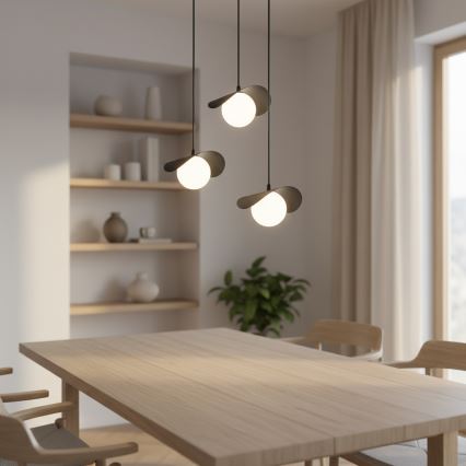 Piekaramā lampa ar kabeli RITUAL 3xG9/8W/230V melna