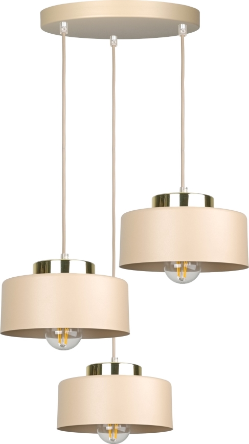 Piekaramā lampa ar trosīti IGNIA 3xE27/60W/230V taupe