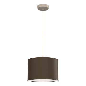 Piekaramā lampa ar vadu ARDEN 1xE27/15W/230V Ø 25 cm bēša/brūna
